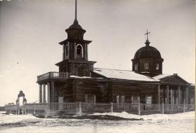 Охотск. Церковь Преображения Господня (первая)