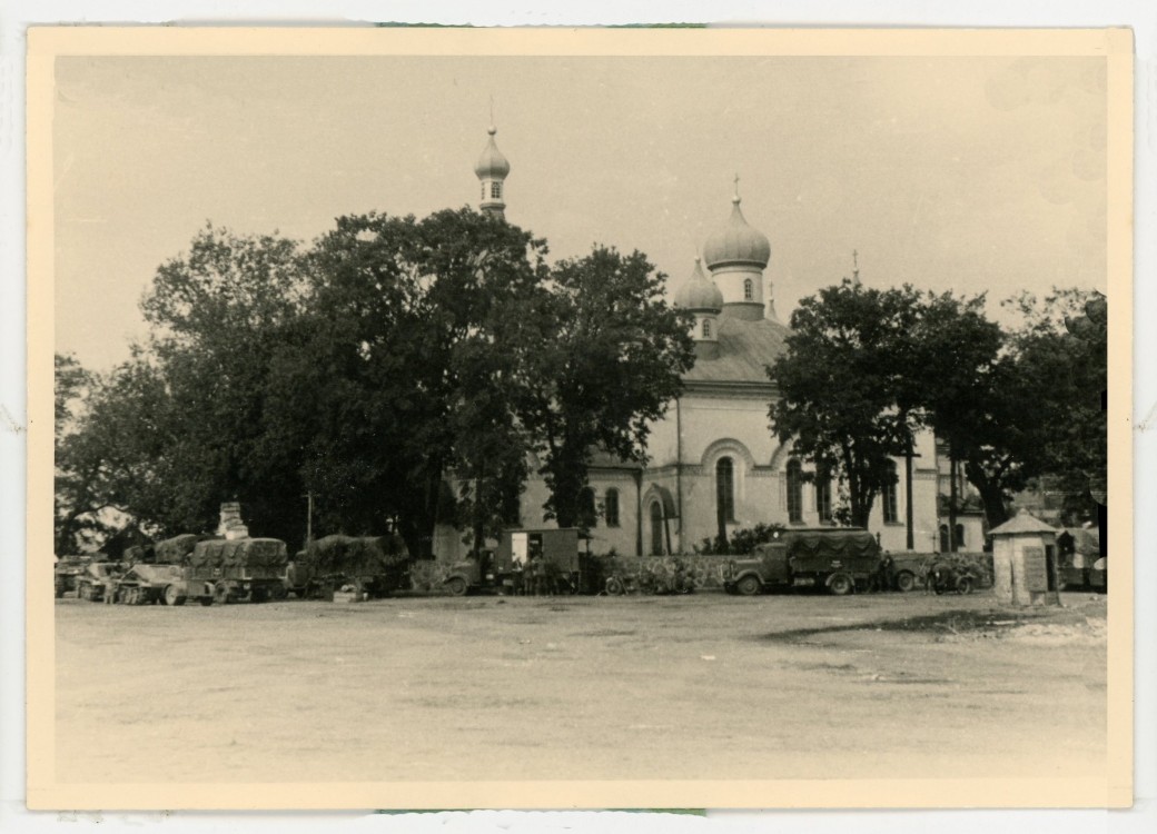 Клещеле. Церковь Успения Пресвятой Богородицы. архивная фотография, Фото 1941 г. с аукциона e-bay.de