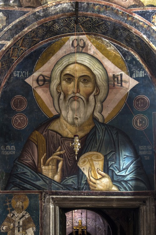 Печский патриарший монастырь, Печ (АК Косово и Метохия, Косовский округ, Сербия). интерьер и убранство, фреска 