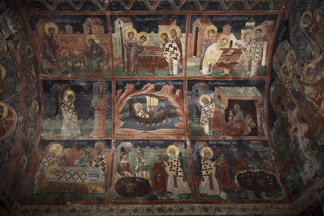 Печский патриарший монастырь. Церковь Николая Чудотворца, Печ (АК Косово и Метохия, Косовский округ, Сербия). интерьер и убранство