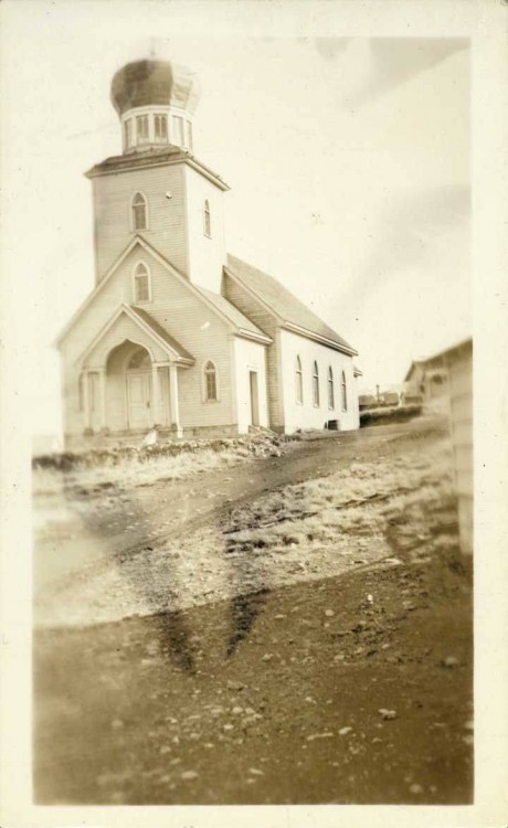 Церковь Георгия Победоносца, Сент-Джордж (Аляска, США). архивная фотография, Старое фото