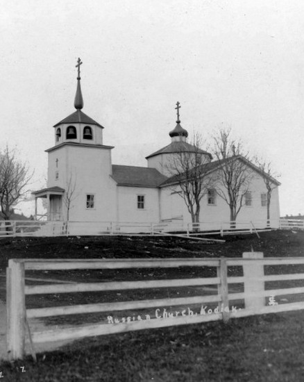 Кадьяк. Церковь Воскресения Христова. архивная фотография, фото с сайта http://www.yakutskhistory.net