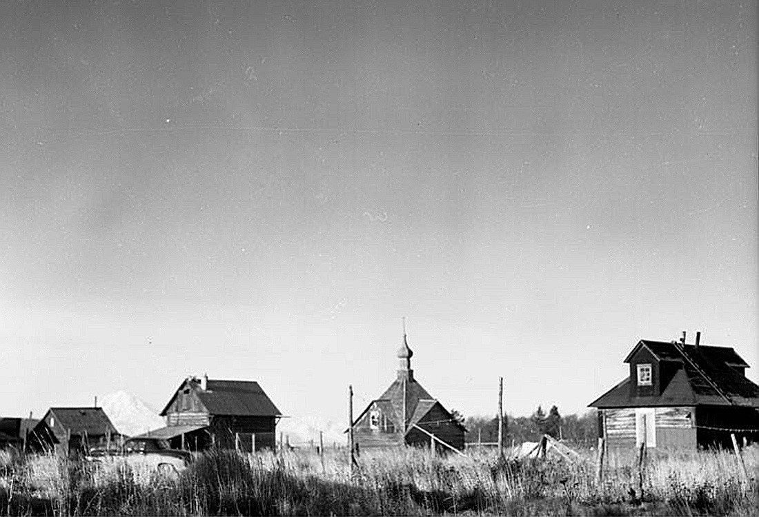 Часовня Николая Чудотворца, Кенай (Kenai) (Аляска, США). архивная фотография, Старое фото