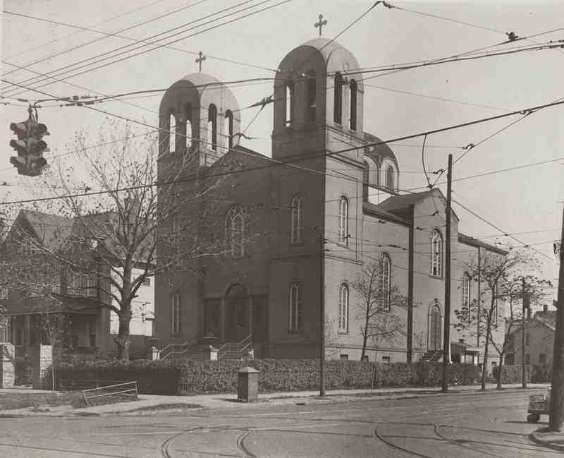 Церковь Благовещения Пресвятой Богородицы, Кливленд (Cleveland) (Огайо, США). архивная фотография, Фото 1929 года
