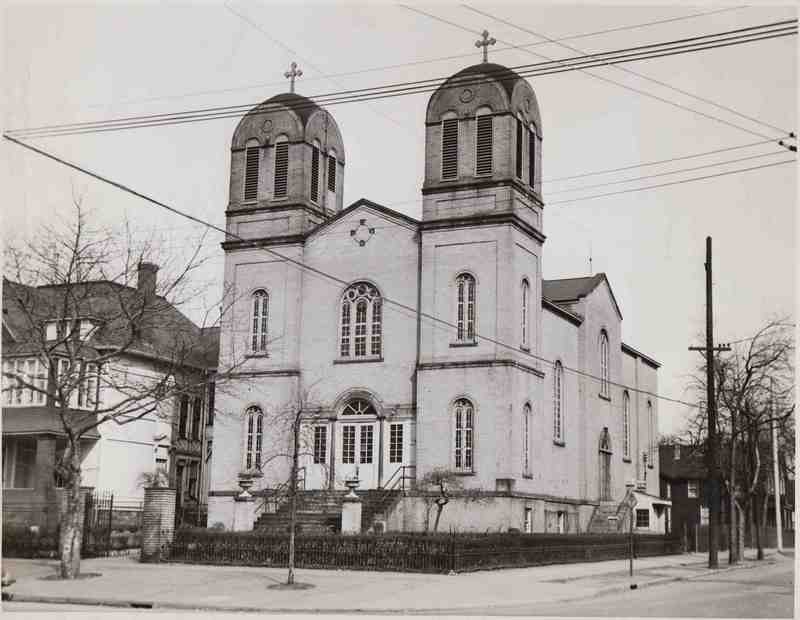 Кливленд (Cleveland). Церковь Благовещения Пресвятой Богородицы. архивная фотография, Фото 1949 года