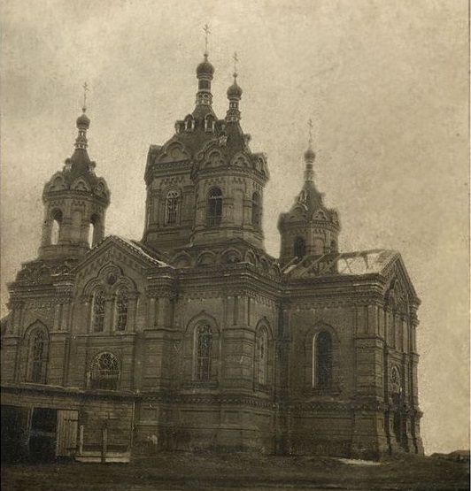 Церковь Николая Чудотворца (старая), Третьи Левые Ламки (Сосновский район, Тамбовская область). архивная фотография