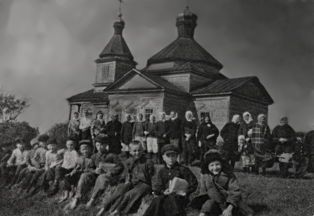 Лапино. Церковь Рождества Пресвятой Богородицы. архивная фотография