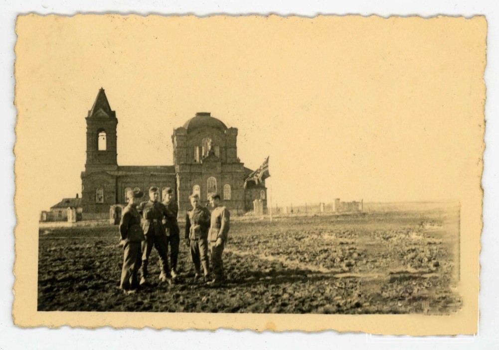 Васильевка. Церковь Иоанна Богослова. архивная фотография, Фото 1942 г. с аукциона e-bay.de