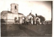 Церковь Николая Чудотворца, Фото 1950-х г.г.<br>, Блюдцы, Чановский район, Новосибирская область