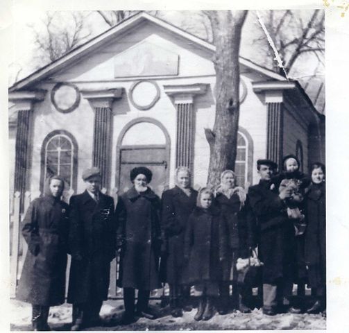 Церковь Флора и Лавра, Лубошево (Комаричский район, Брянская область). архивная фотография, конец 60-х годов