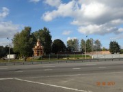 Часовня Иоанна Воина, Строится часовня Иоанна Воина на мемориальном захоронении в Яковлево на трассе М 1<br>, Ярцево, Ярцевский район, Смоленская область