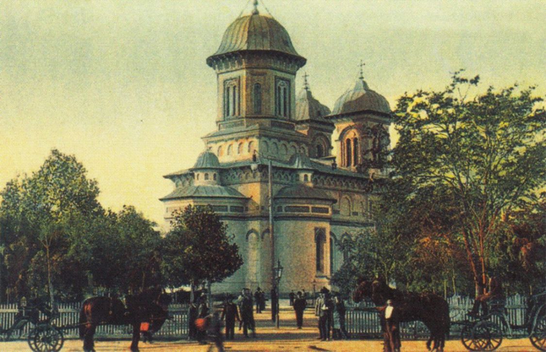 Собор Александра Александрийского, Александрия (Телеорман, Румыния). архивная фотография, Тиражная почтовая открытка 1910-х годов