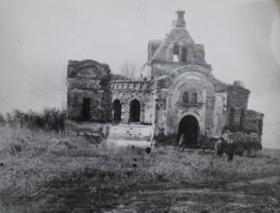 Старый Красный Бор (затоплено). Церковь Сергия Радонежского