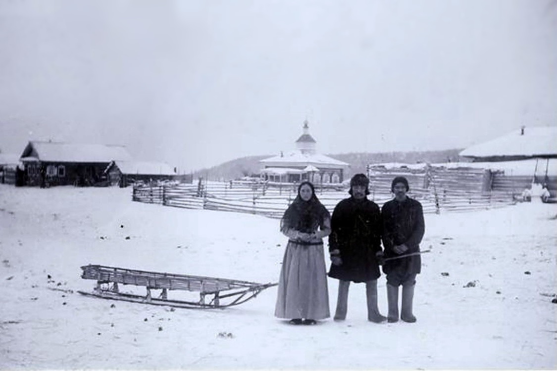 Цингалы. Часовня Илии Пророка. архивная фотография, Фото 1898-1900 годов. Автор Уно Тави Сирелиус