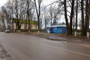 Церковь Успения Пресвятой Богородицы, Церковное место. Слева - церковь Авраамия Смоленского<br>, Красный, Краснинский район, Смоленская область