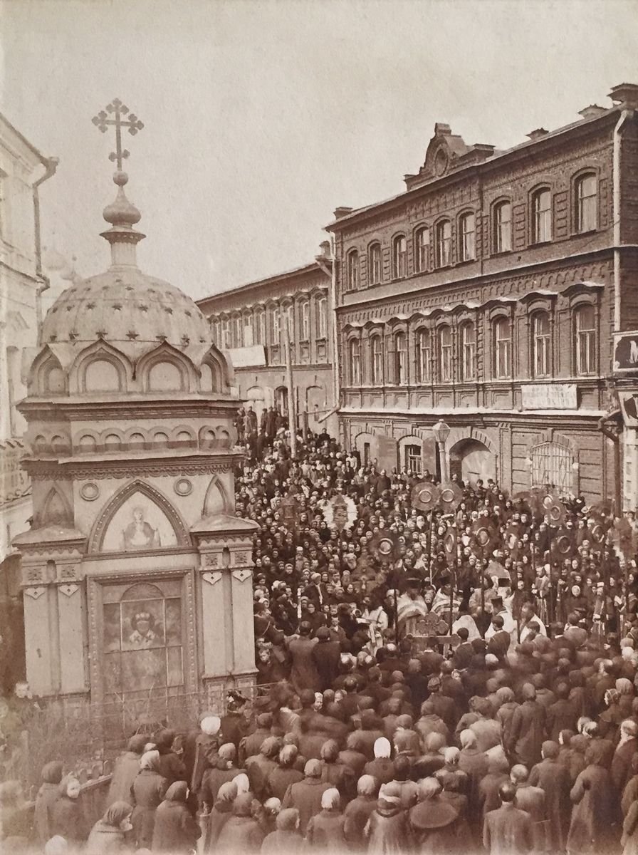 Часовня Воскресения Христова, Павлово (Павловский район, Нижегородская область). архивная фотография, Фото начала ХХ века из фондов Павловского исторического музея