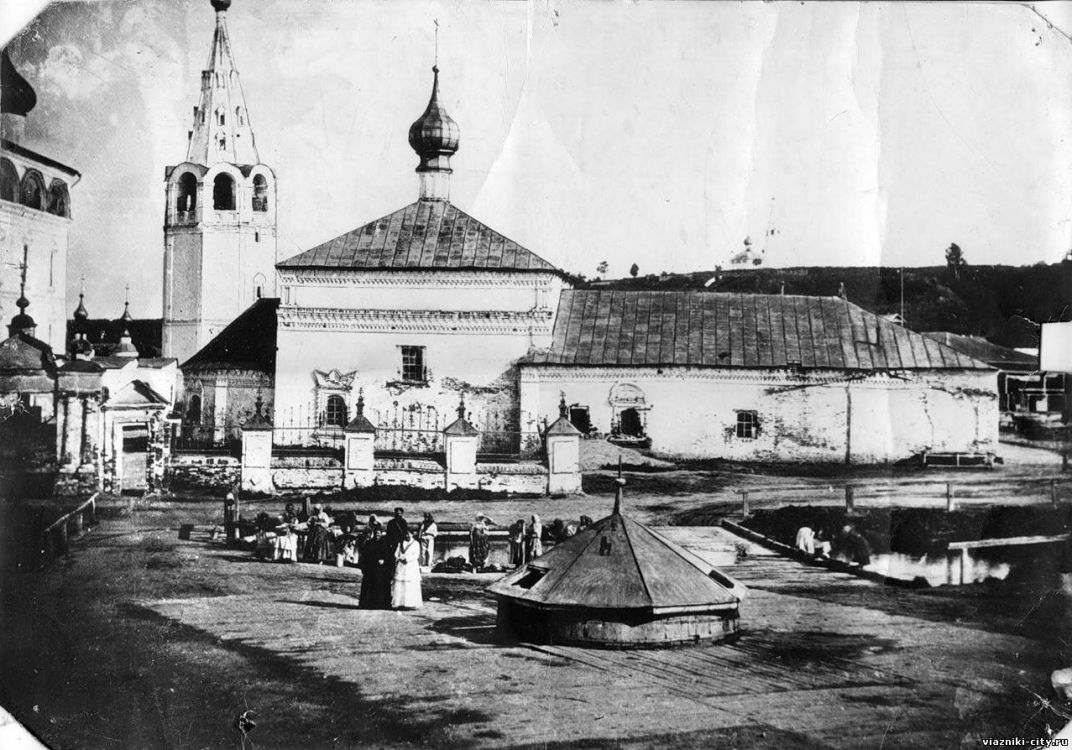 Вязники. Церковь Николая Чудотворца (старая). архивная фотография, Старая церковь Николая Чудотворца (до постройки новой каменной церкви).