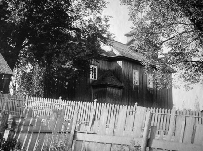 Смолевичи. Церковь Николая Чудотворца (утраченная). архивная фотография, Частная коллекция. Фото 1909 г.