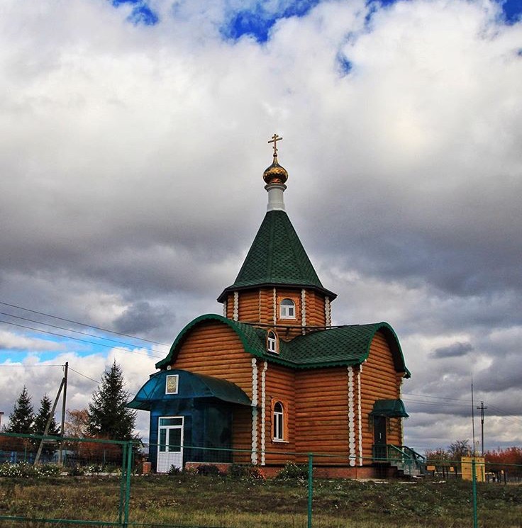 Шибылги. Церковь Николая Чудотворца. общий вид в ландшафте