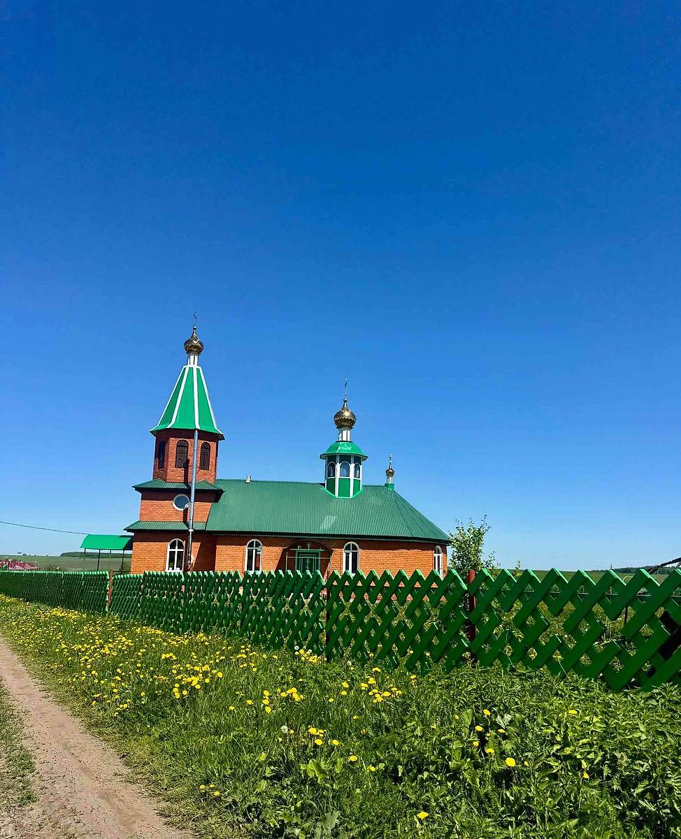 фасады. Церковь  Сергия Радонежского, Янгличи (Канашский район и г. Канаш, Республика Чувашия)
