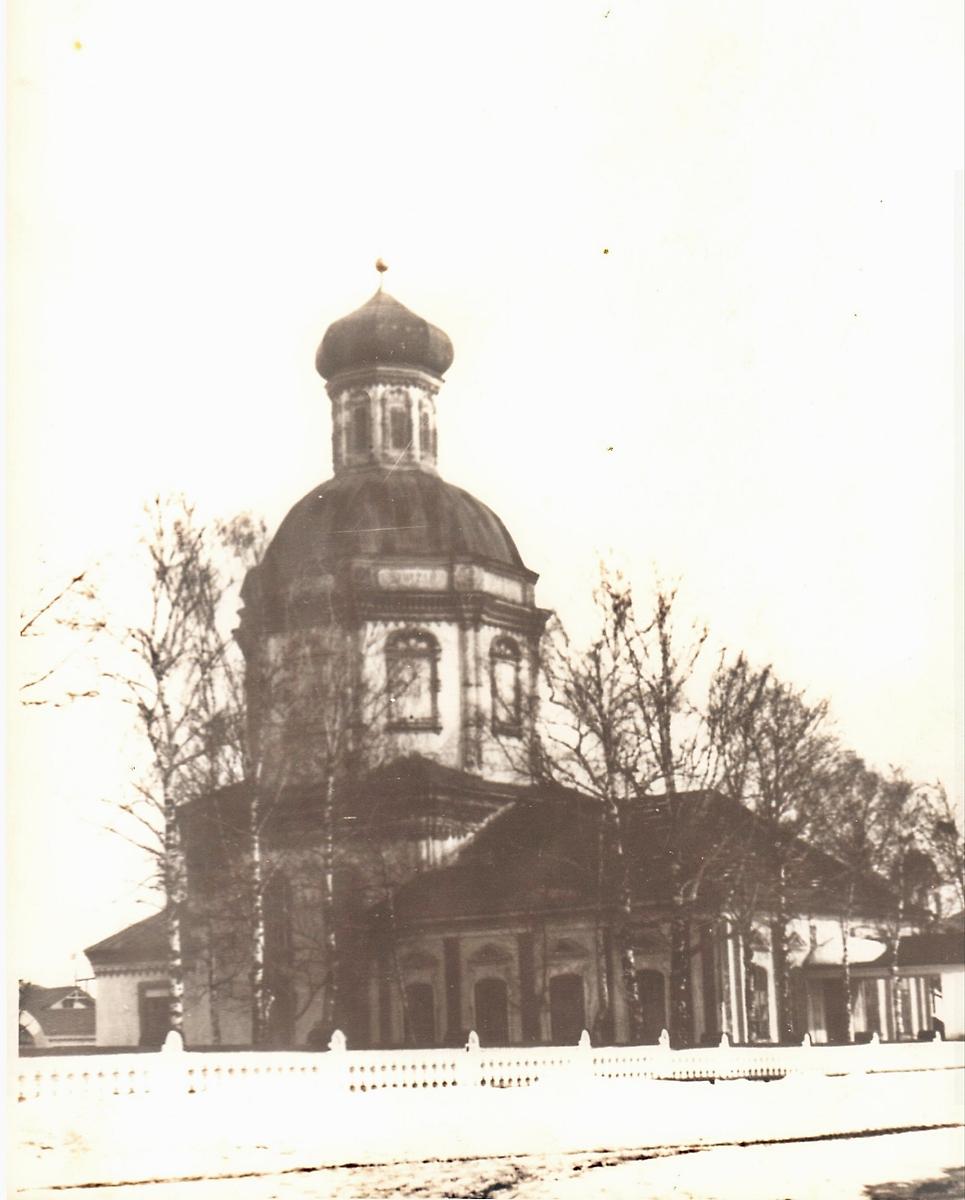 Вид с северо-запада, архивная фотография. Церковь Воздвижения Креста Господня, Арзамас (Арзамасский район и г. Арзамас, Нижегородская область)