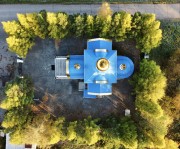 Церковь Георгия Победоносца на кладбище, Территория сверху<br>, Барабинск, Барабинский район, Новосибирская область