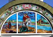 Барабинск. Георгия Победоносца на кладбище, церковь