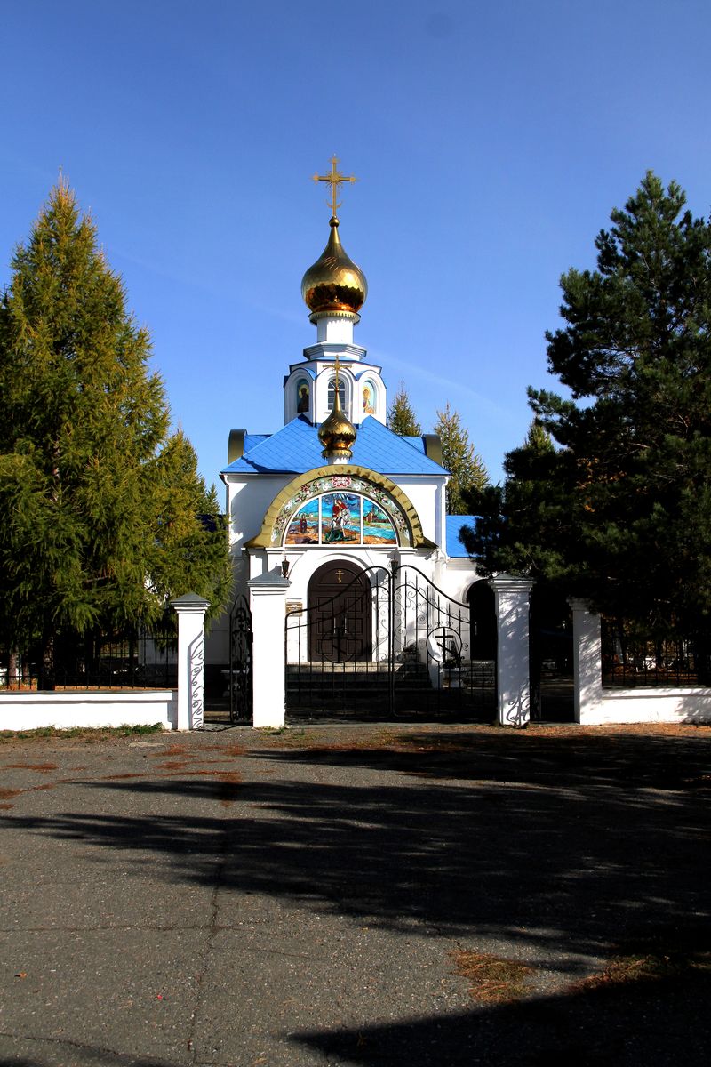 фасады. Церковь Георгия Победоносца на кладбище, Барабинск (Барабинский район, Новосибирская область)