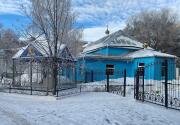 Астанайский Взысканский монастырь, Слева звонница, справа церковь Александра Невского<br>, Астана, Астана, город, Казахстан