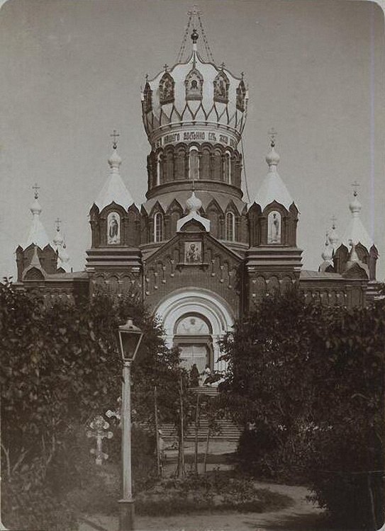 Николо-Бабаевский монастырь. Собор Иверской иконы Божией Матери, Некрасовское (Некрасовский район, Ярославская область). архивная фотография, Фото начала ХХ века из фондов Костромского государственного историко-архитектурного и художественного музея-заповедника. Автор В.Н. Кларк