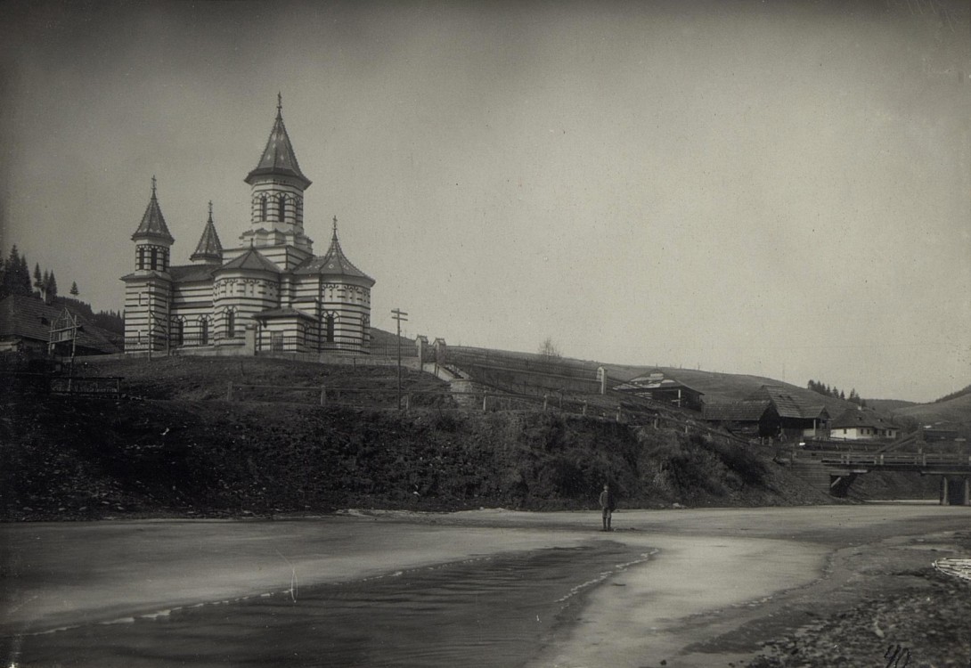 Церковь Георгия Победоносца, Якобени (Сучава, Румыния). архивная фотография, Фото 1917 г. с аукциона e-bay.de