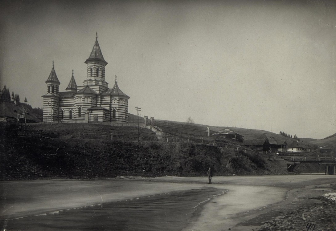 Якобени. Церковь Георгия Победоносца. архивная фотография, Фото 1917 г. с аукциона e-bay.de