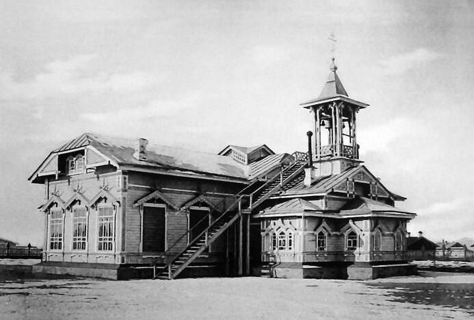 Церковь Серафима Саровского, Маньчжурия (Китай, Прочие страны). архивная фотография, Источник: https://www.mafengwo.cn/i/10419606.html