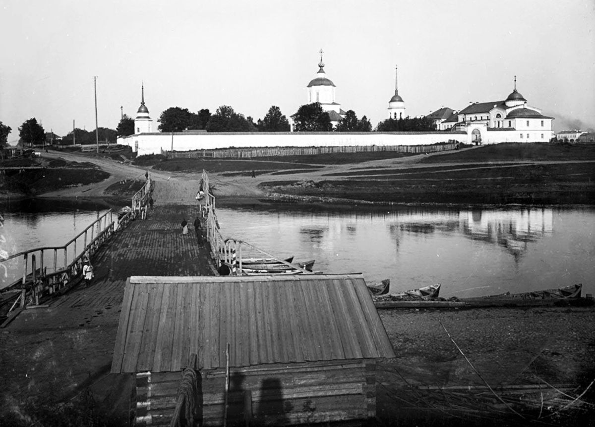 Тверь. Успенский Отроч мужской монастырь. архивная фотография, 1903 год