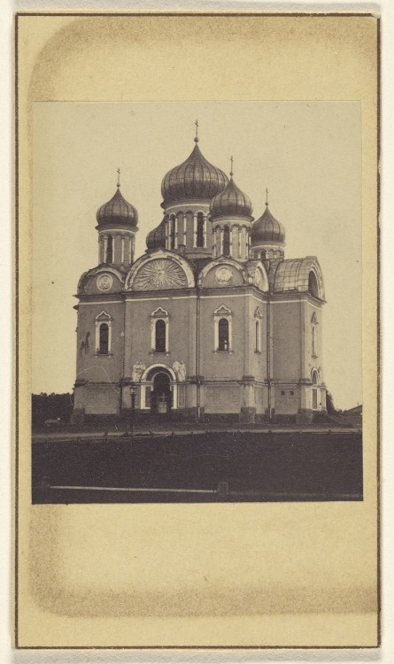 Собор Екатерины в Царском Селе (старый), Пушкин (Царское Село) (Санкт-Петербург, Пушкинский район, г. Санкт-Петербург). архивная фотография, Частная коллекция. Фото Э. Лоренца 1860-х годов