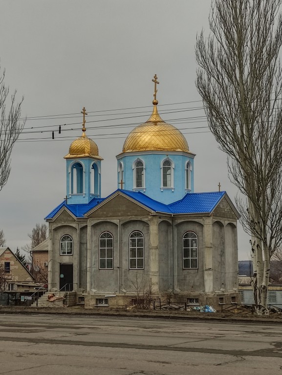 Церковь Иверской иконы Божией Матери, Луганск (Луганск, город, Украина, Луганская область). документальные фотографии