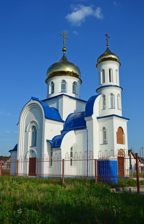 Гореносово. Церковь Казанской иконы Божией Матери. общий вид в ландшафте