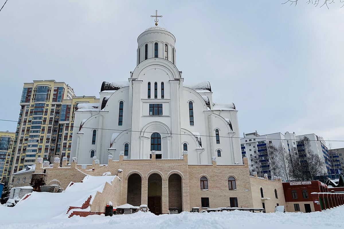 фасады. Церковь Василия Рязанского в Дашково-Песочне (строящаяся), Рязань (Рязань, город, Рязанская область)