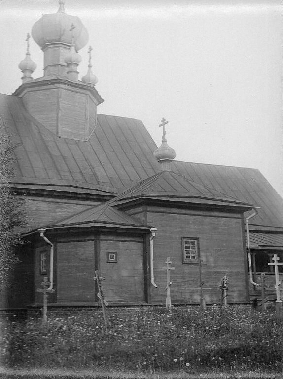 Дмитриевское. Церковь Димитрия Солунского (старая). архивная фотография, Фото 1925 года из фондов Нижегородского государственного историко-архитектурного музея-заповедника. Автор С.В. Зетилов