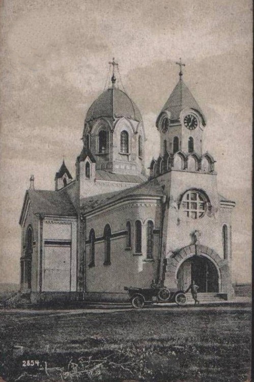 Церковь Успения Пресвятой Богородицы, Редковцы (Черновицкий район, Украина, Черновицкая область). архивная фотография, Тиражная почтовая открытка 1916 г.