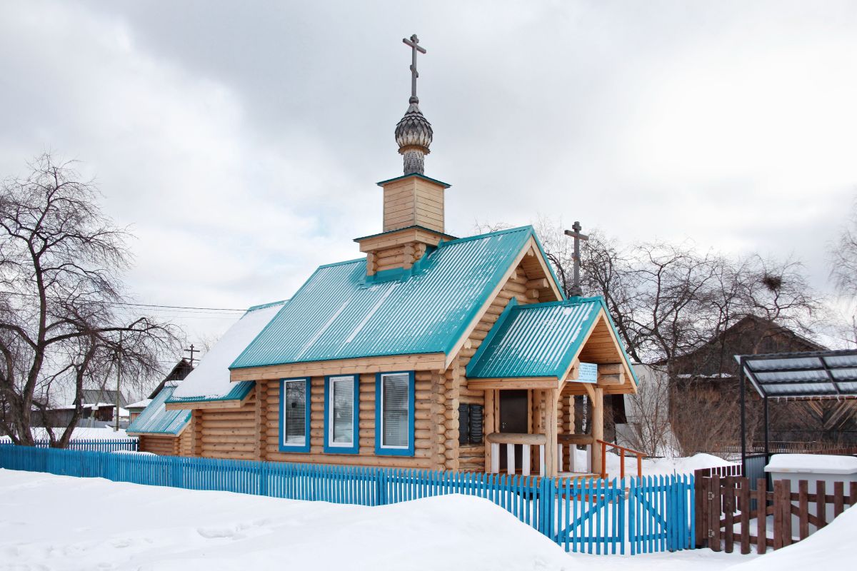 Церковь Елисаветы Феодоровны, Костоусово (Режевской район (Режевской ГО), Свердловская область). фасады, Вид с северо-запада
