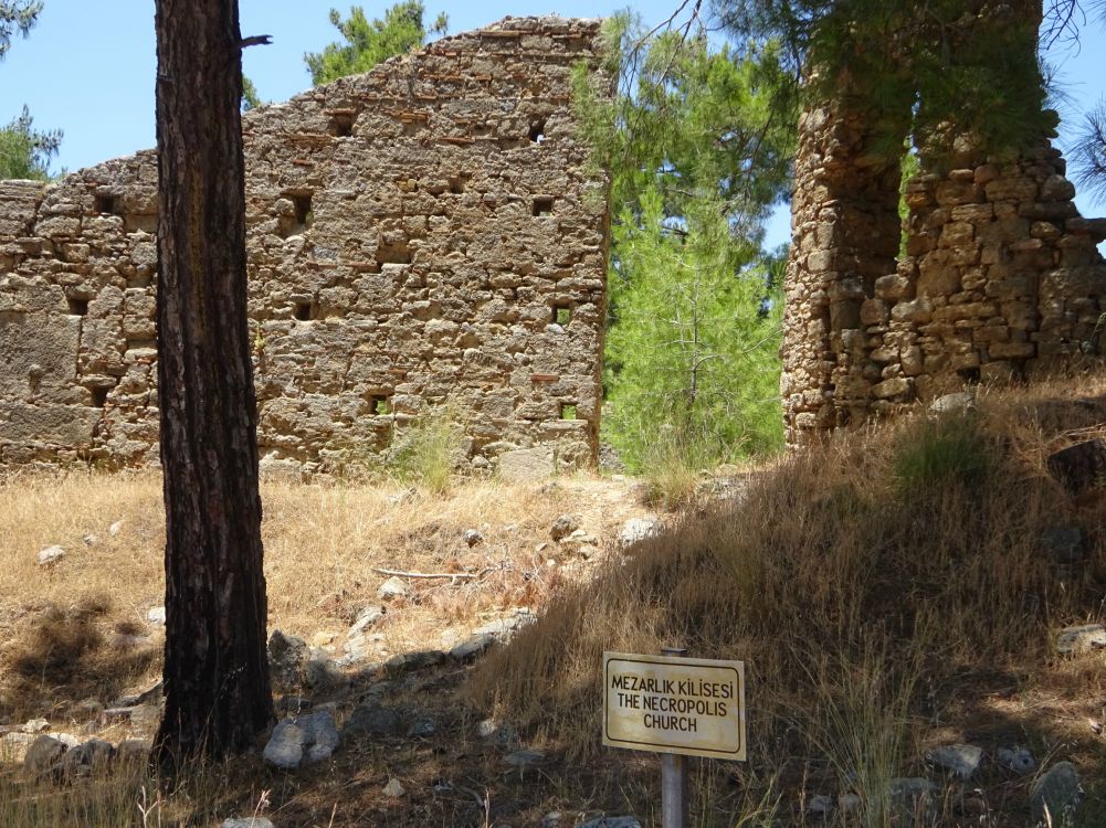 Буджакшэйхлер. Неизвестная церковь. архитектурные детали, The necropolis church (церковь некрополя).