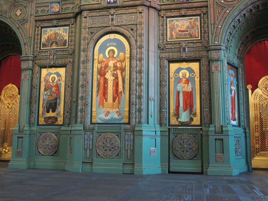 Церковь Воскресения Христова, Парк Патриот (Одинцовский городской округ и ЗАТО Власиха, Краснознаменск, Московская область). интерьер и убранство