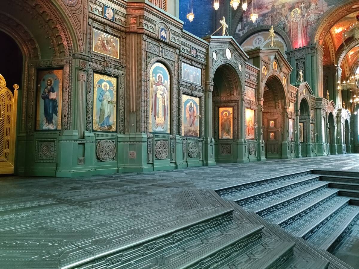 Церковь Воскресения Христова, Парк Патриот (Одинцовский городской округ и ЗАТО Власиха, Краснознаменск, Московская область). интерьер и убранство