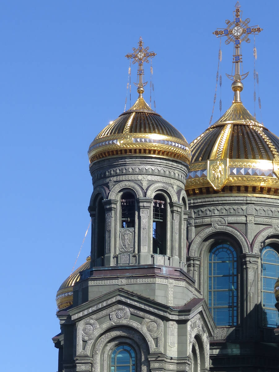 Церковь Воскресения Христова, Парк Патриот (Одинцовский городской округ и ЗАТО Власиха, Краснознаменск, Московская область). архитектурные детали, Верхний ярус колокольни