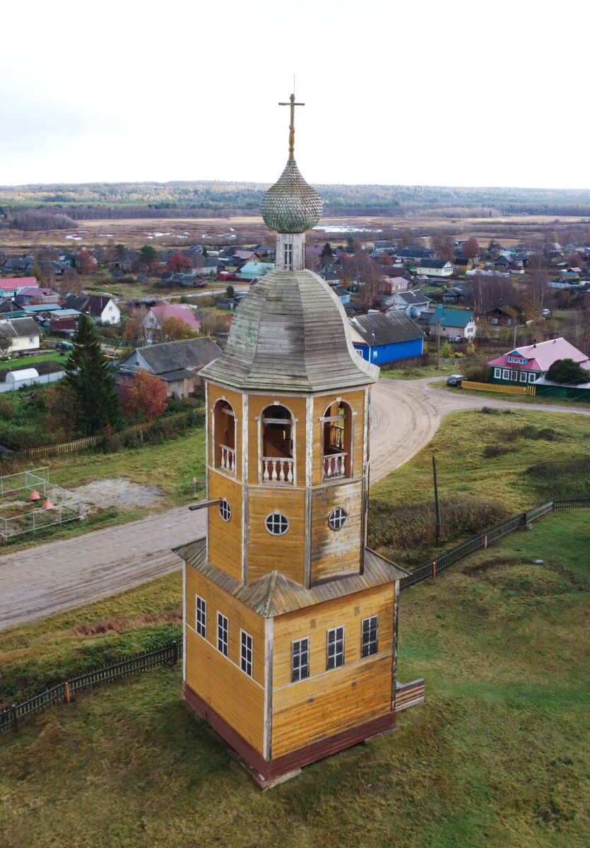 Колокольня Нёнокоцкого погоста, Нёнокса (Северодвинск, город, Архангельская область). фасады