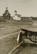 Церковь Преображения Господня (деревянная), общий вид села Янидор летом 1978 г.<br>, Янидор, урочище, Чердынский район, Пермский край