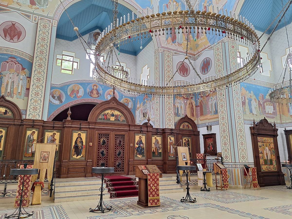 интерьер и убранство. Церковь  Николая Чудотворца (новая), Рощино (Выборгский район, Ленинградская область)