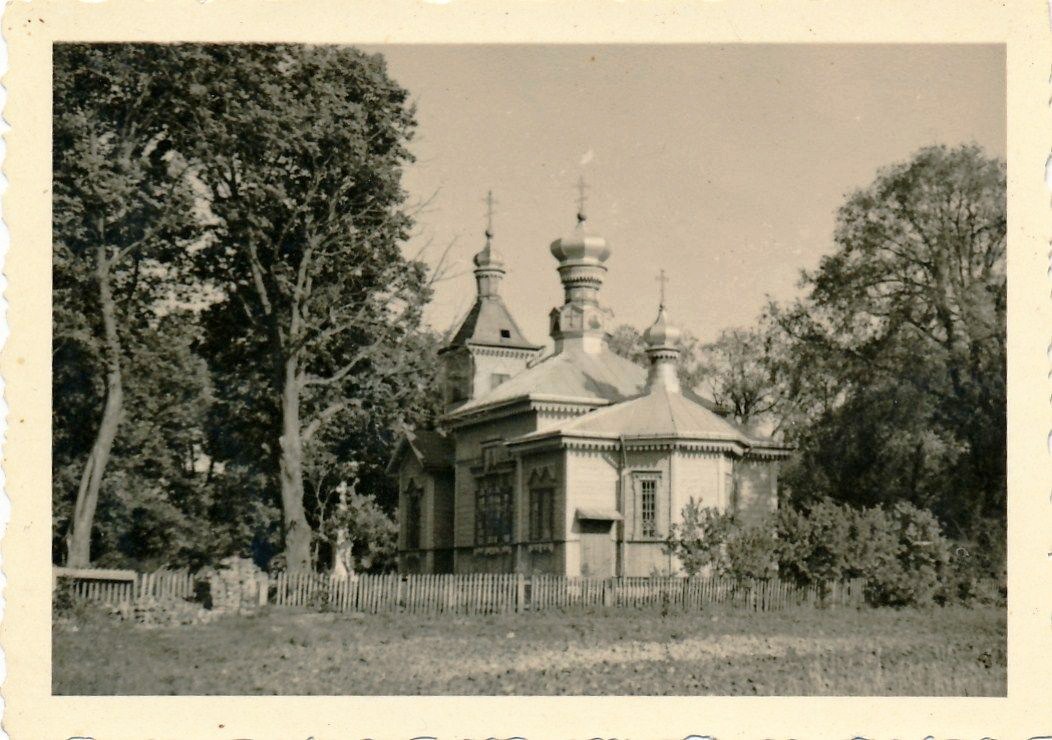 Фото 1941 г. с аукциона e-bay.de, архивная фотография. Церковь Троицы Живоначальной, Конюхи (Люблинское воеводство, Польша)