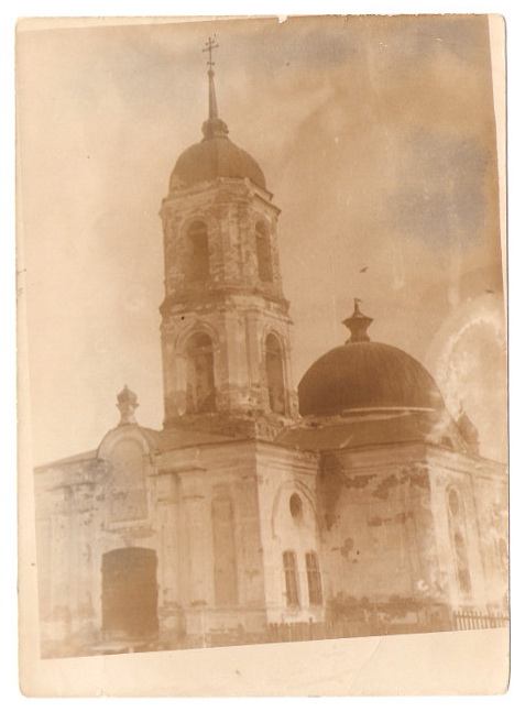 Церковь Василия Великого, Лебяжье (Далматовский район, Курганская область). архивная фотография, Фото советского периода